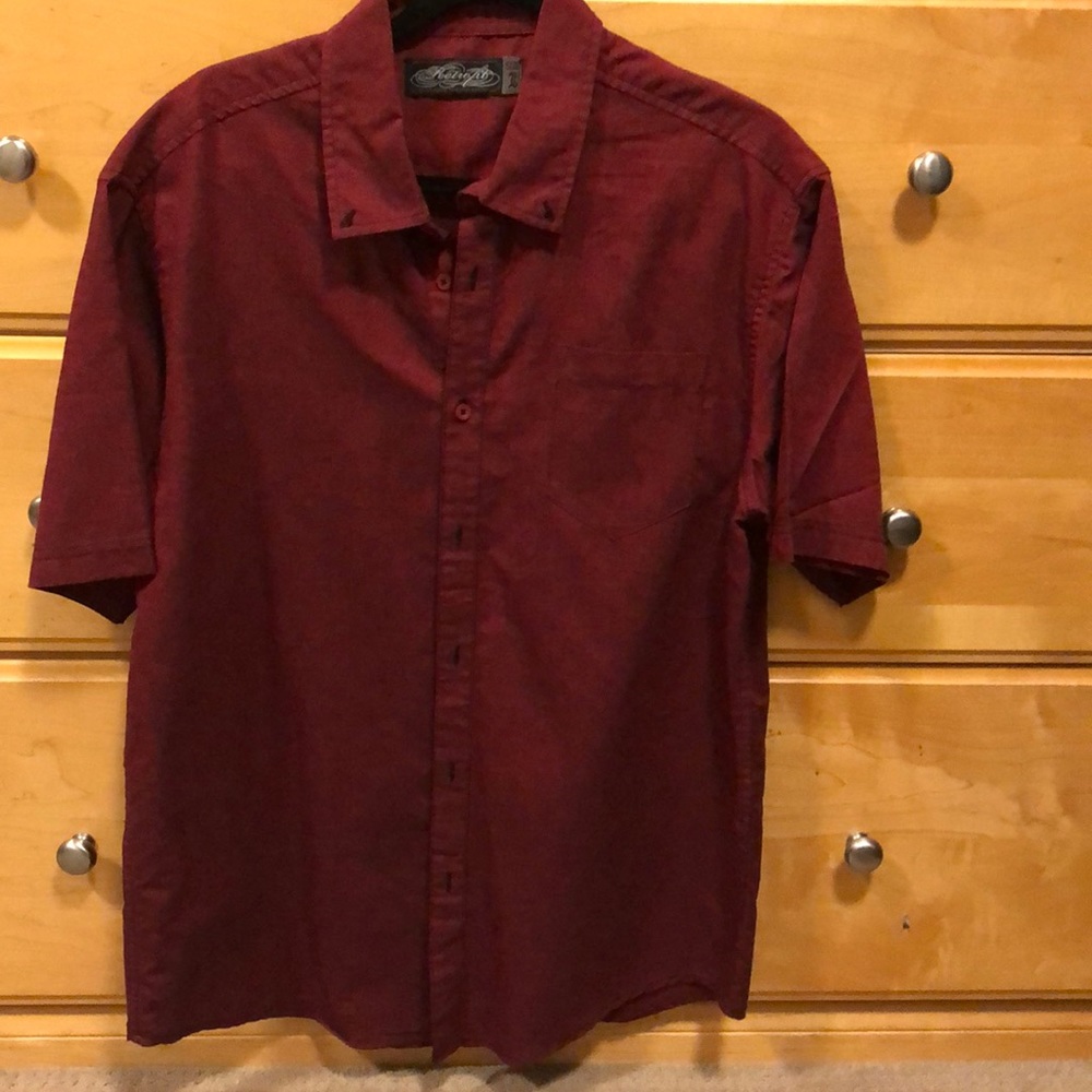 Retrofit short sleeve dress shirt